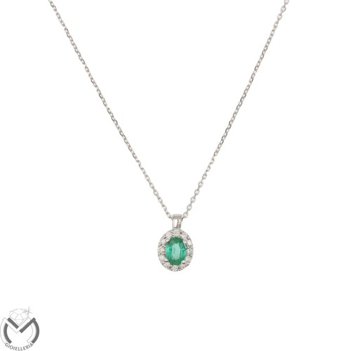 Collana oro bianco - kt, 750