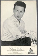 Autografo del cantante Claudio