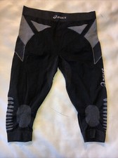 Asics Pantaloni Pinocchietto Intimo A Compressione Tg XL 2XL Nuovo No Etichett