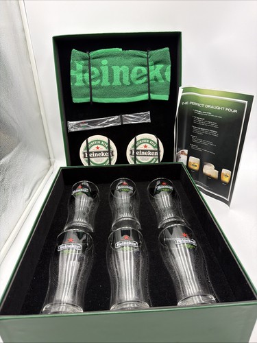 Heineken bar set glasses - heineken, 6