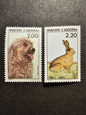 TIMBRO ANDORRA FAUNA CANI