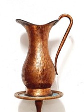 Anfora vintage rame brunito - anfora,