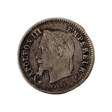 Napoleone III argento 1 franco