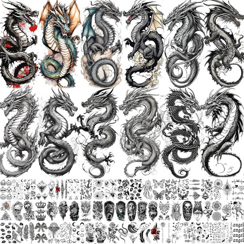 Fogli tatuaggi temporanei - fogli,