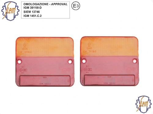 Plastica stop posteriore - plastica,