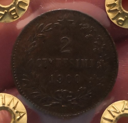 Moneta centesimi 1900 - 2,