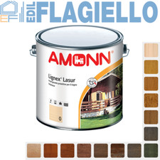 Impregnante Legno 0,75-2,5 Lt. AMONN LIGNEX LASUR Base Solvente Effetto Cera