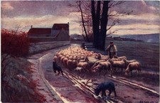 CPA Salon de Paris E. SAMSON Le retour du troupeau (866895)