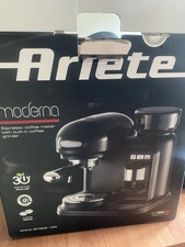 Ariete Macchina da caffè espresso con macinacaffè Moderna Nero Espresso