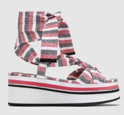 Sandali donna zara stringati - zara,