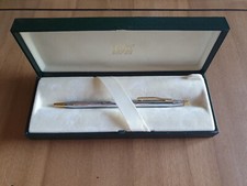 PENNA SFERA CROSS ACCIAIO E DORATA