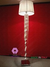 piantana led 1luce cristalli