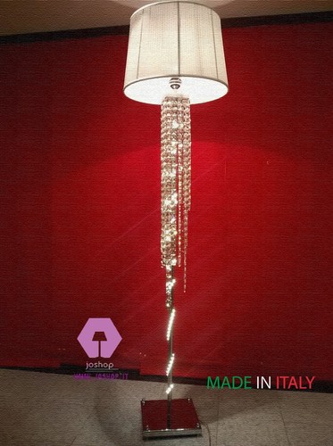 Piantana led 1luce cristalli - 1luce,