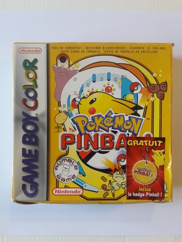 Boite vide pokémon pinball - boite,