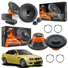 Kit 6 Casse Altoparlanti Hertz Dieci Anteriori e Posteriori per BMW Serie 3 E46