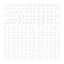  10 Sheets Unghie Piedi Finte