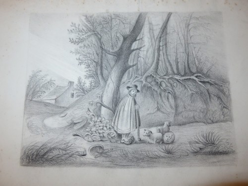 Scuola francese xix disegno - francese,