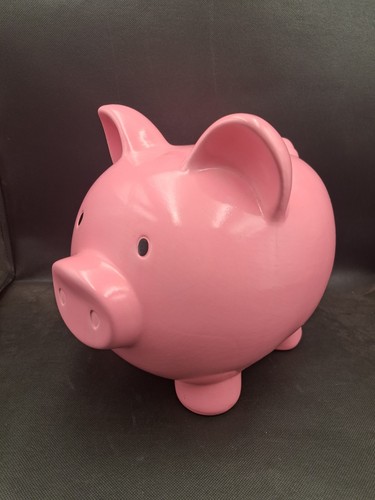 Giant pink piggy - pink, bank