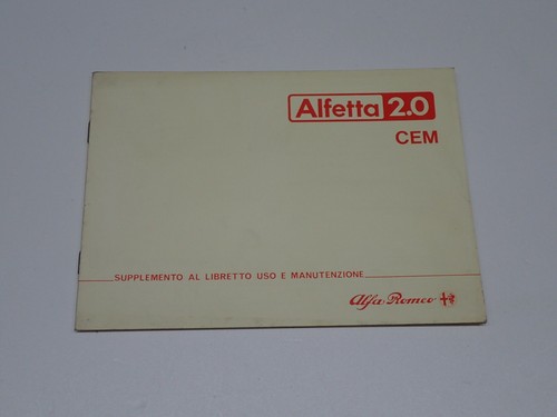 Alfa romeo alfetta cem - alfa,