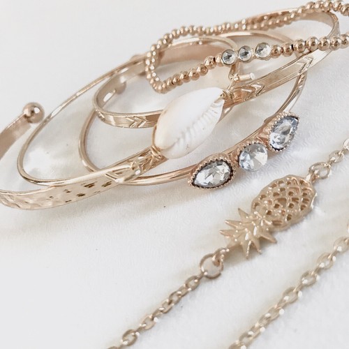 Braccialetti metallo dorato - braccialetti,