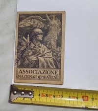 TESSERA ASSOCIAZIONE NAZIONALE COMBATTENTI ANNI 40