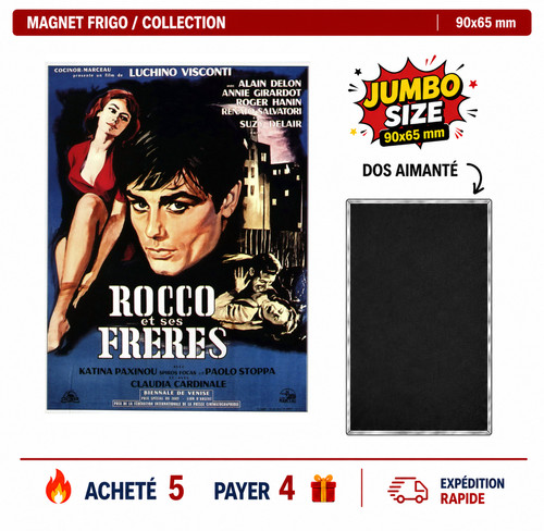 Magnet frigo alain - frigo, delon