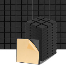 12 Pezzi Pannello Fonoassorbente in Poliuretano Espanso, Pannello Fonoassorbente