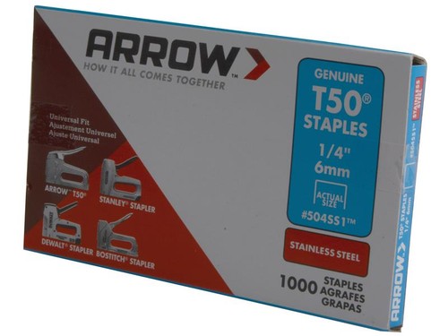 Arrow t50 graffette acciaio - arrow,
