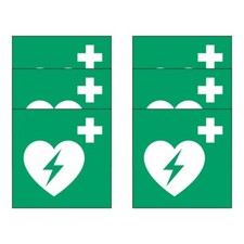 KIT DA 6 ADESIVI QUADRATI -