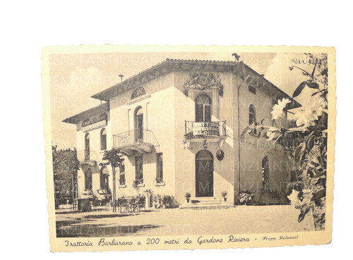Vecchia cartolina 1930 gardone - cartolina,