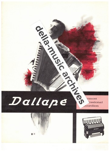 Dallape accordion 1965 product - accordion,