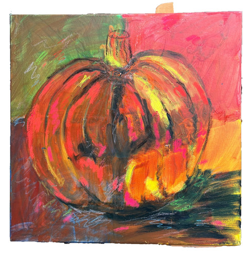 Quadro zucca olio originale