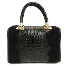 Borsa Donna a Mano in Pelle con Tracolla Bauletto