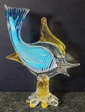 Scultura marina in vetro di murano - Vetro artistico vintage anni '80