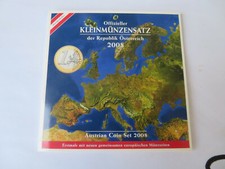 AUTRICHE - AUSTRIA   Coffret BU 1 Cent à 2 Euro  2008     CPS 