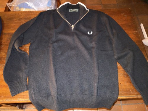 Fred perry nero lana - fred, perry,nero
