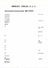 TABELLA DI PROGRAMMAZIONE ESN