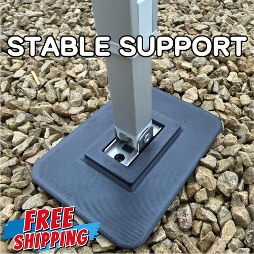 2pz piastre piedini tenda - 2pz,