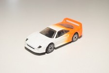 A32 1:59 3 INCH MATCHBOX LESNEY FERRARI F40 F 40 WHITE ORANG OTTIME CONDIZIONI