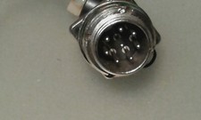 YAESU FT-767GX PARTS MIC SOCKET WITH FIXINGS - WORKING