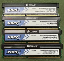 RAM DDR3 Corsair XMS3 8GB CMX4GX3M2A1600C7 HX3X12G1600C9 (4x 2GB ) 1600MHz