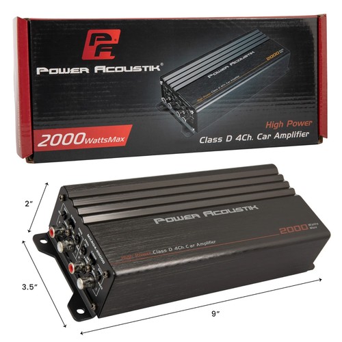 Power acoustik micro4 - power, micro4-2000d