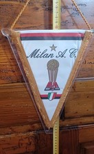 Gagliardetto Milan 100 Calcio Maglia Milan Pennant Football Wimpel