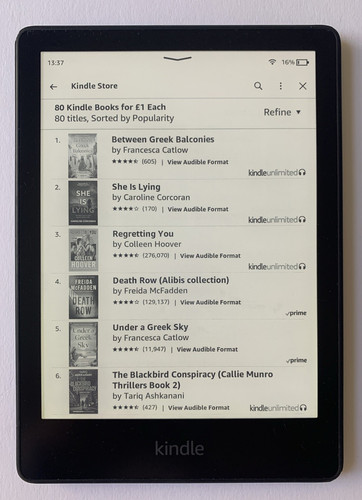 Amazon kindle paperwhite - amazon, (11a