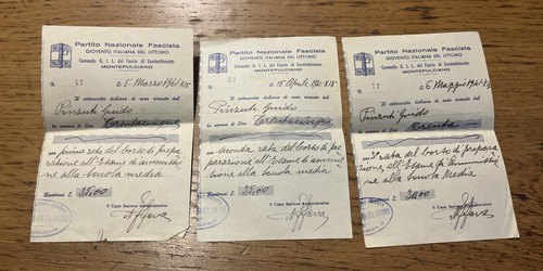 Ricevute partito nazionale - n.3,