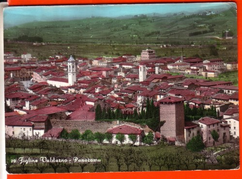 Cartolina figline valdarno - cartolina,