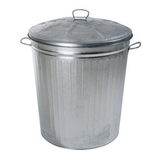 BIDONE ZINCATO 35 LITRI LT PER