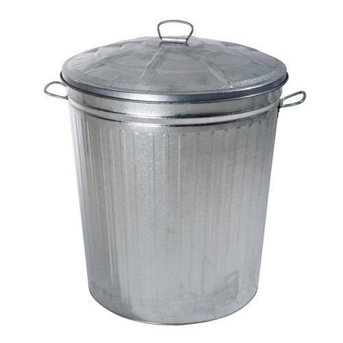 Bidone zincato litri per - 35, lt