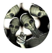 Ciondolo ciondolo ALIEN UFO