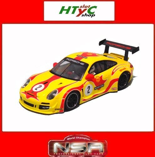 Nsr porsche 997 yellow - porsche,